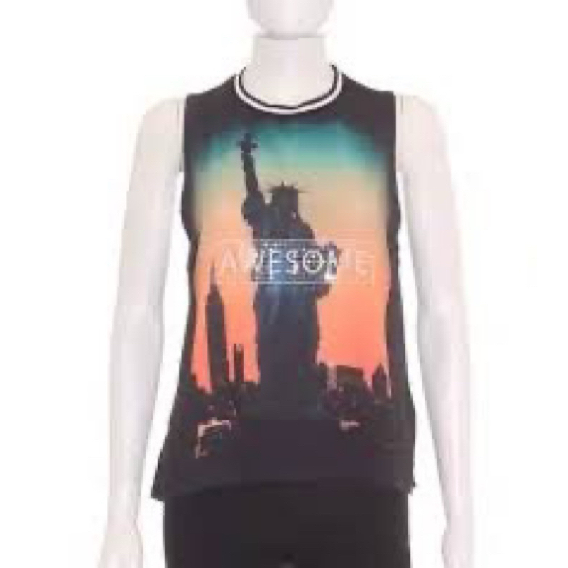 Bershka baju kaos kaus blus blouse tshirt T-shirt crop remaja dewasa wanita perempuan tangan buntung