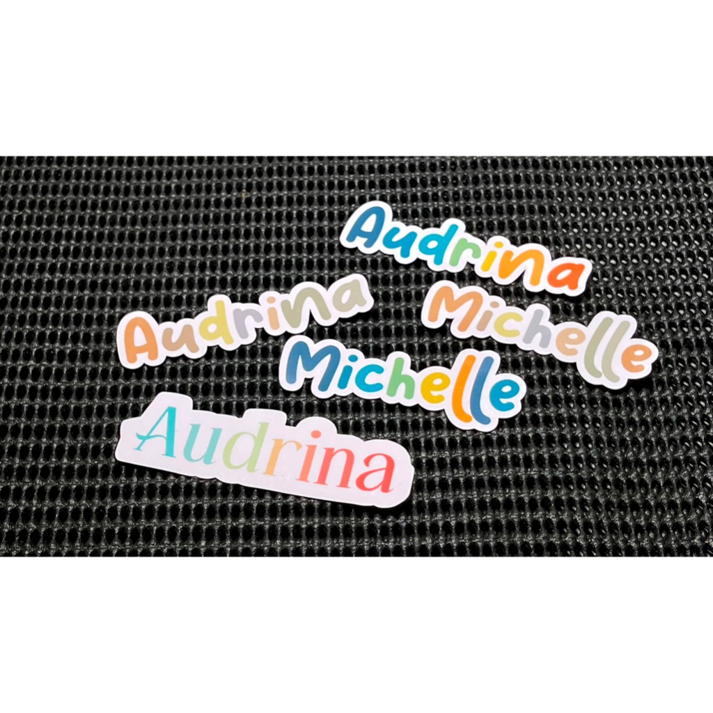 

STIKER LABEL NAMA CUSTOME MURAH MERIAH UKURAN 2 cm x 8 cm