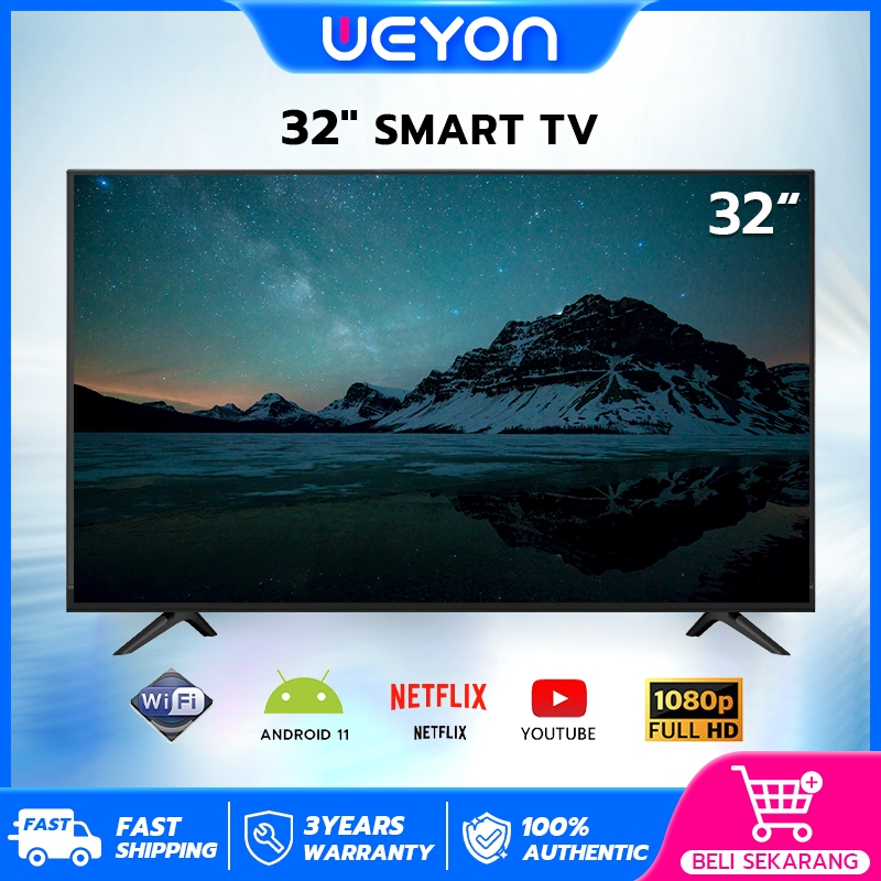 WEYON Smart 32 inch TV Digital 43/40/32 inch Smart TV Android LED Full HD Televisi