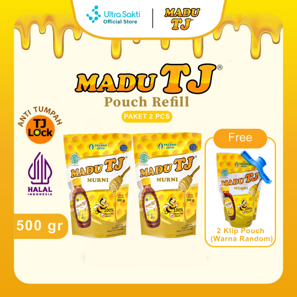 

Paket 2 Madu TJ Refill Pouch 500gr