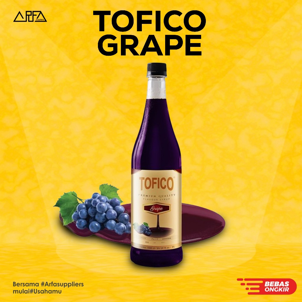 Sirup Buah Anggur - Sirup Premium Tofico Grape