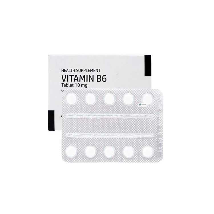 VITAMIN B6 10 mg KIMIA FARMA 1 STRIP @10 TABLET