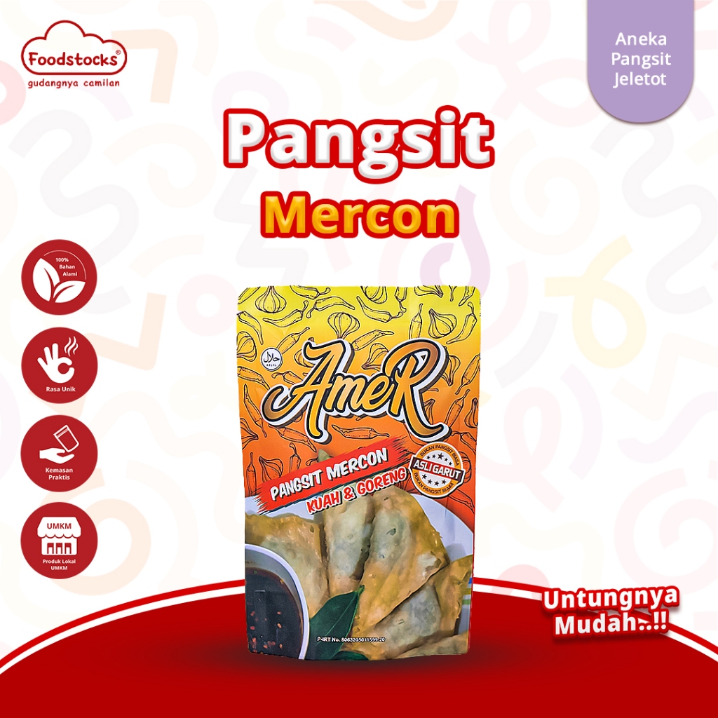 

Pangsit Mercon Kuah & Goreng Asli Garut (Amerr)