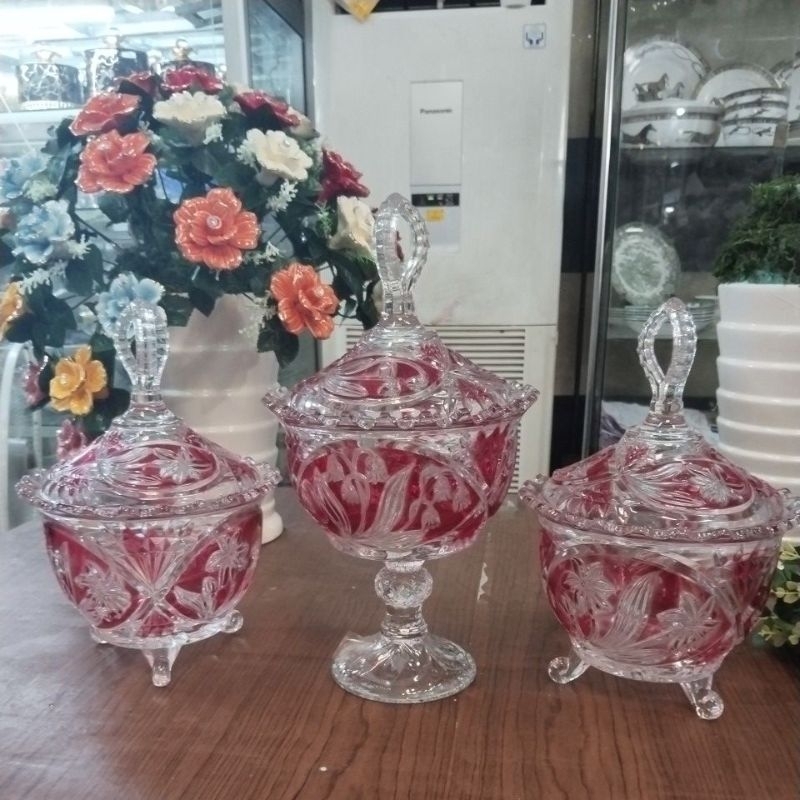 capodimonte stoples merah set3
