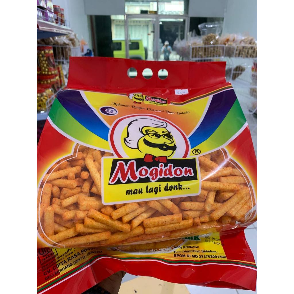 

MOGIDON STIK BALADO Duo rebit snack DRS064 MOGIDON STIK PEDAS ENAK GURIH ASIN CEMILAN MEDAN