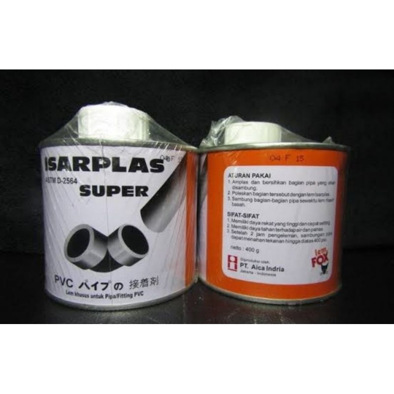 Lem kaleng pvc ISARPLAS 400 gr