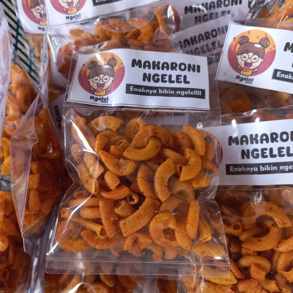 

Snack Cemilan Enak Makaroni Pedas Krispi Ngelel Tasikmalaya 30 gram Renyah Kriuk Gurih