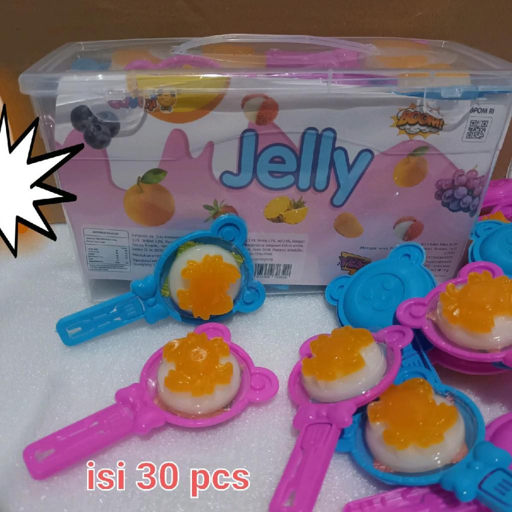 

jely teplon crabs isi 30 pcs /box cantik