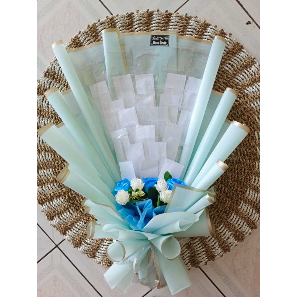 KERANGKA BUKET UANG/BUKET KOSONG W/Bunga Artificial