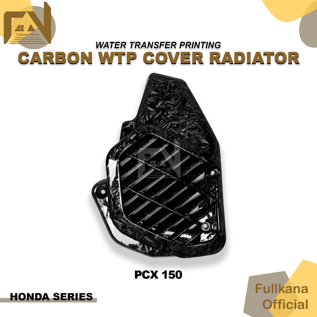 TUTUP COVER RADIATOR PCX 150 CARBON FORGED PELINDUNG TAMENG RADIATOR PCX 150 CARBON FORGED