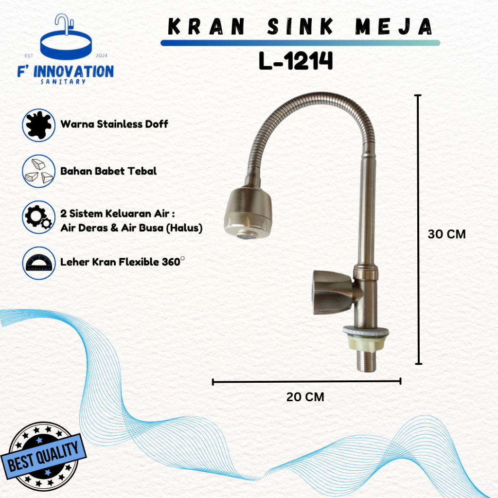 KRAN SINK MEJA DAPUR CUCI PIRING WARNA DOF KRAN AIR CUCI PIRING MINIMALIS MURAH