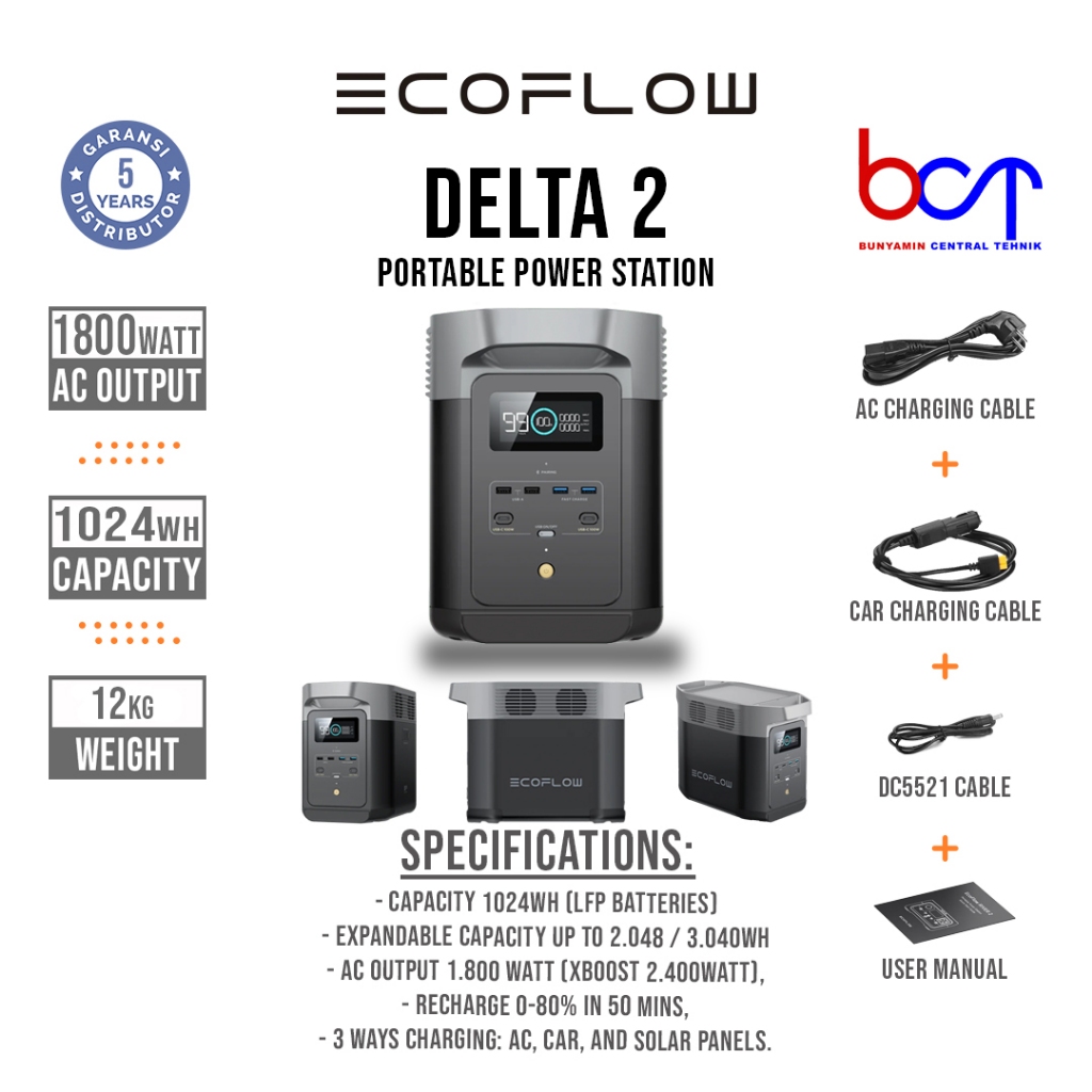 ECOFLOW Delta 2 1800watts