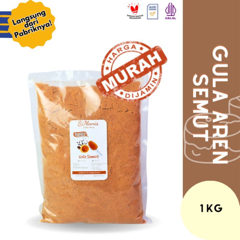 

Brown Sugar Gula Semut Areb Versi Murah / Gula Aren Si Manis 1 kg