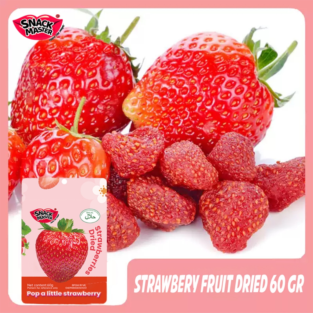 

SNACK MASTER MART - INMEI Dried Fruit Snack Buah Kering Rasa Strawberry Peach Dan Durian Mede Cemilan Manis