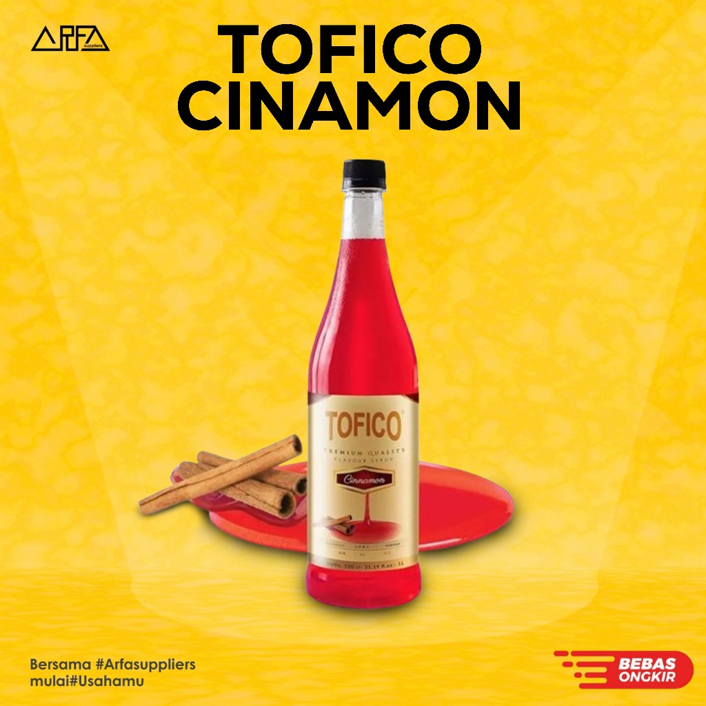 

Sirup Kayumanis 1000ml - Tofico Cinnamon Syrup