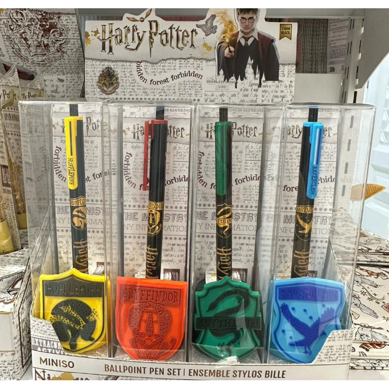 

Miniso X Harry Potter Ballpoint Pen Set 1mm Black