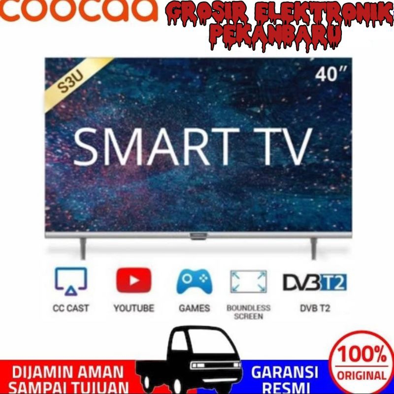 PROMO SMART TV COOCAA 40S3U 40 INCH GARANSI RESMI