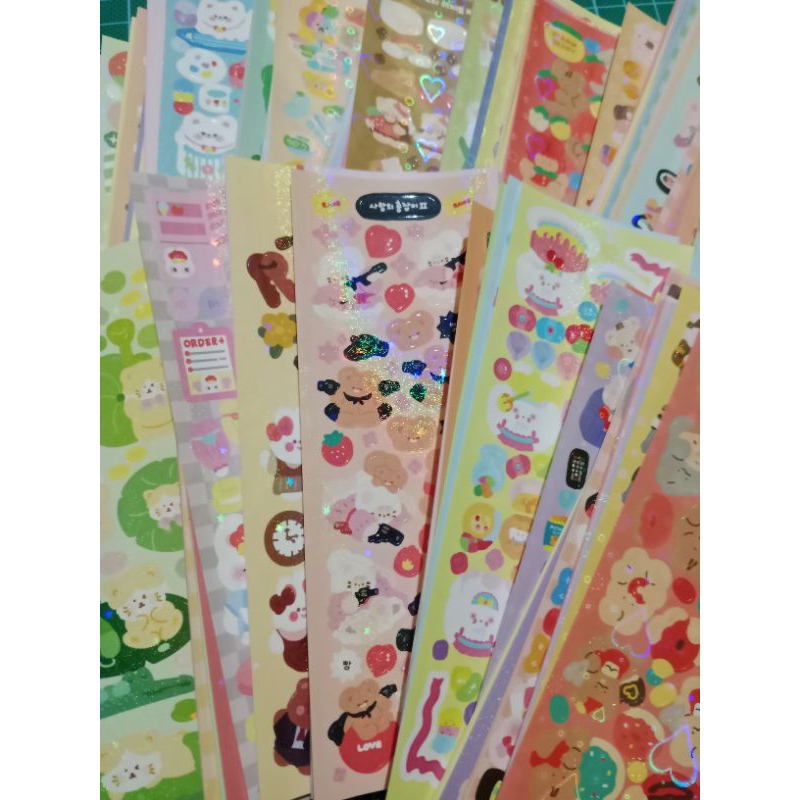 

STICKER DECO berbagai motif lucu isi 10pcs
