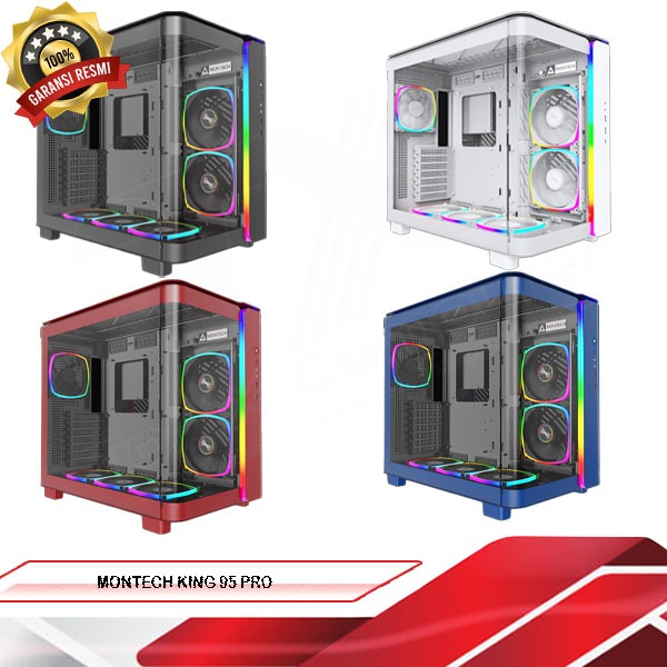MONTECH KING 95 PRO | Casing PC Gaming | PC Gaming Case ATX Mid Tower