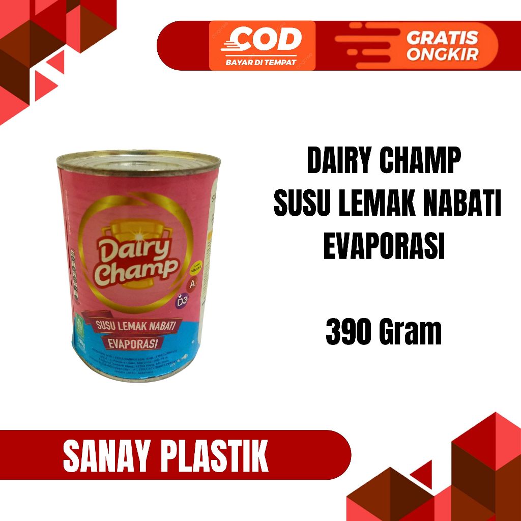 

SUSU EVAPORASI DAIRY CHAMP 390 GRAM