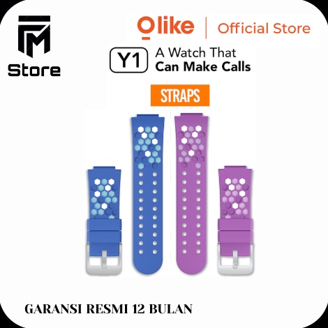 KODE Y84W STRAP Y1 IMOO ORIGINAL  TALI JAM Y1 IMOO BLUE  VIOLET