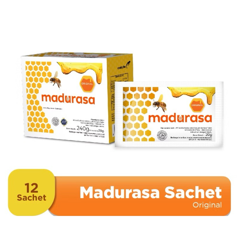 

Madurasa isi 12 Sachet Original & Jeruk Nipis. 1 Pak