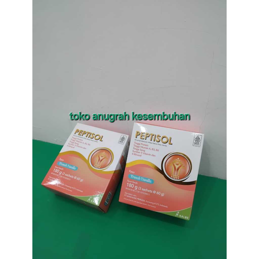 

Peptisol Vanila 180 Gram - Susu Tinggi Protein Pemulihan Pasca Sakit