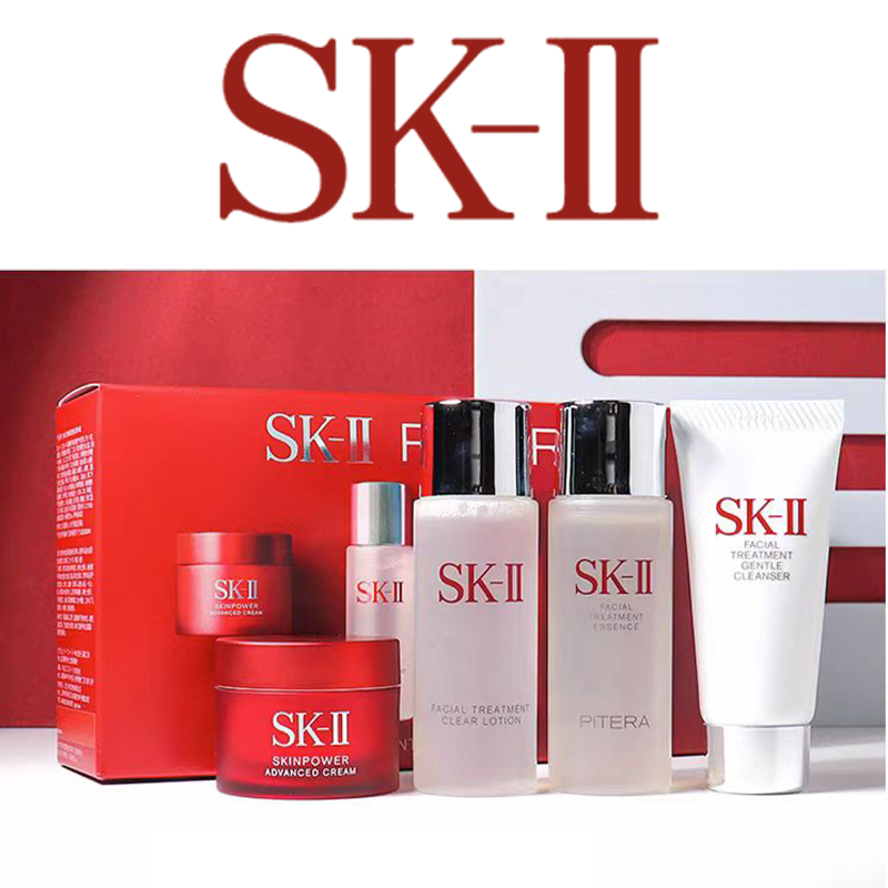 

【100% Original】SK2Set 4Pcs/SK2 travel kit/SKII Kit Pengalaman Air Esensi/SK2 Facial Treatment Essence