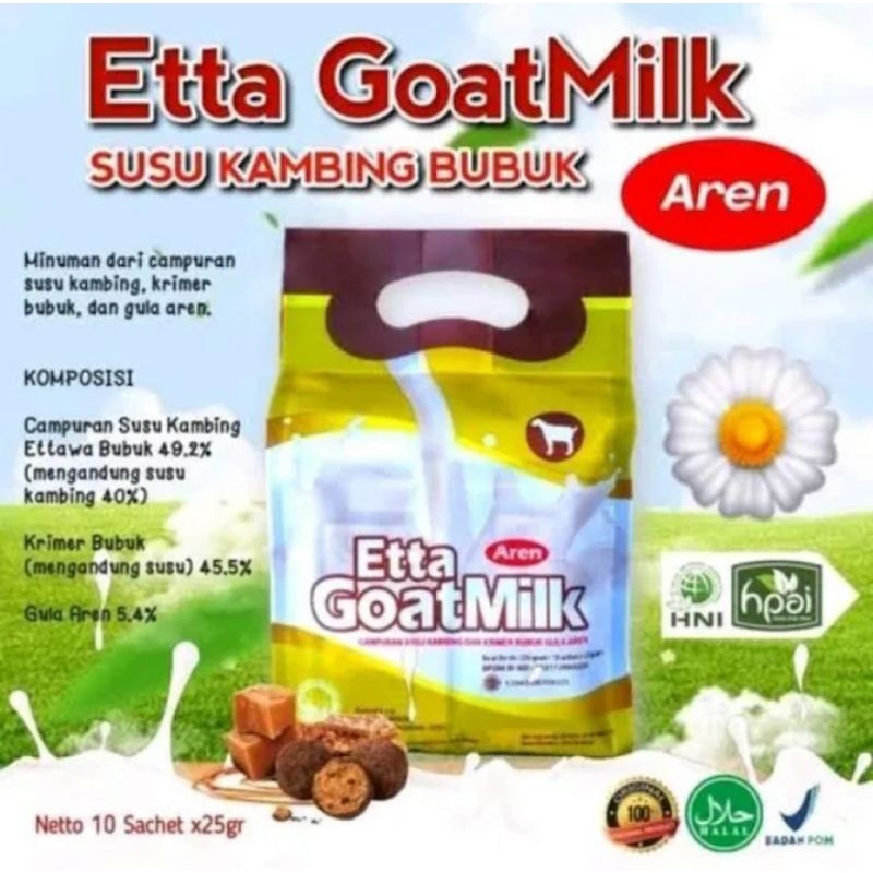 

Susu Kambing Bubuk Etagold Milk Rasa Gula Aren