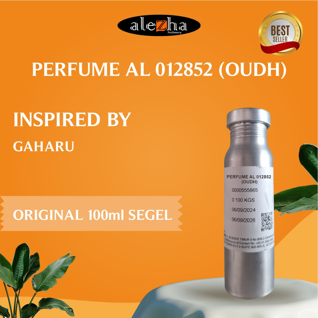 Bibit Parfum Murni OUDH / GAHARU (KEVA) 100ml SEGEL