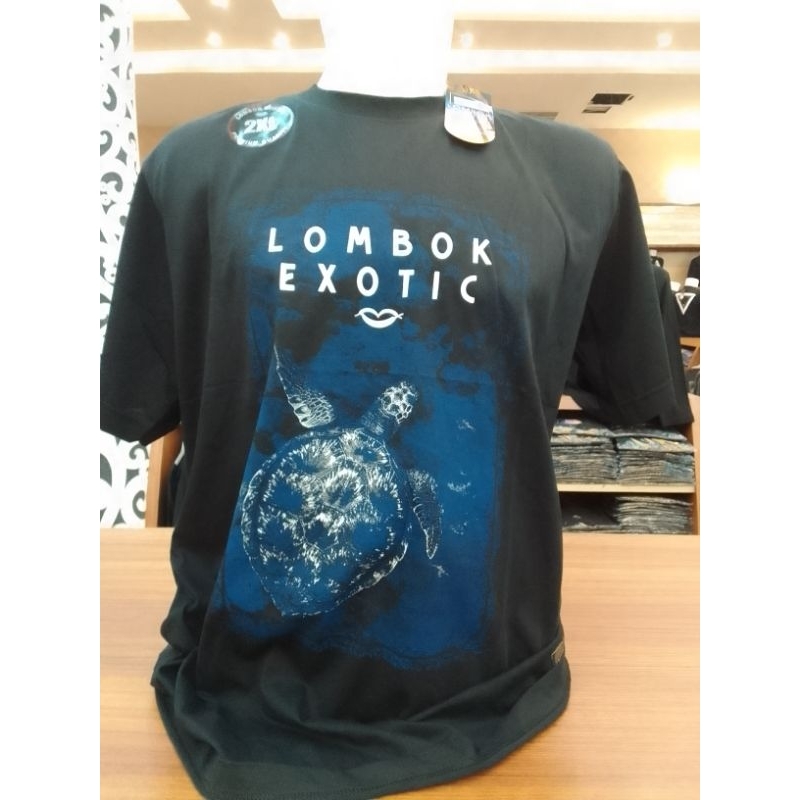 Kaos Lombok exotic  Bigsize - hitam