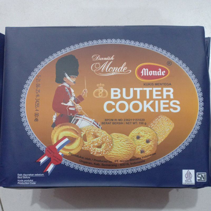 

Monde Butter Cookies 150gr