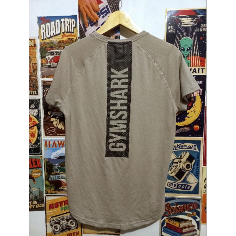 Kaos gymshark second thrift branded ori