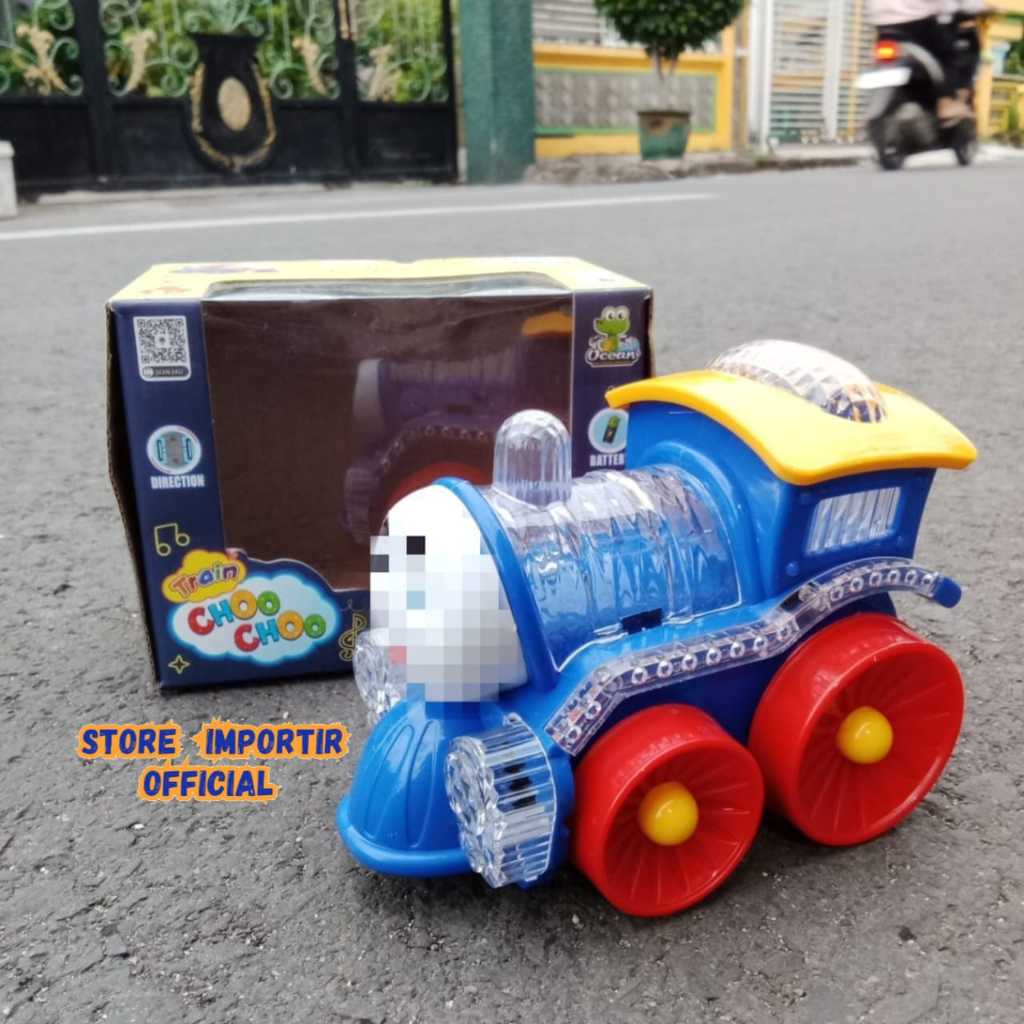 Mainan Anak Little Train Jalan Ada Music Dan Lampu Led 688 / OCT 5030 Kereta Mini Funny Loco | Maina