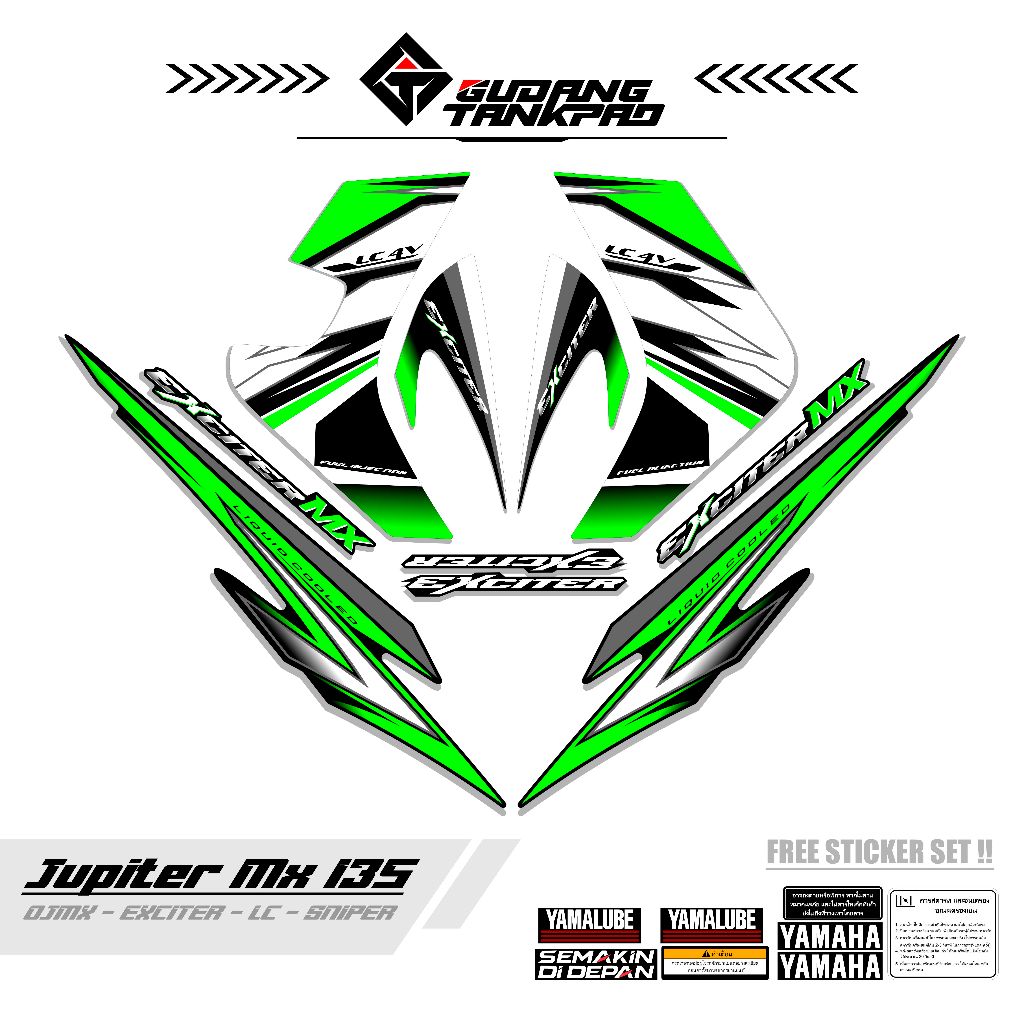 STRIPING MOTOR YAMAHA JUPITER MX OLD 135 / MTF 57 / STIKER STRIPING MX LAMA 135 / STRIPING MX OLD 13