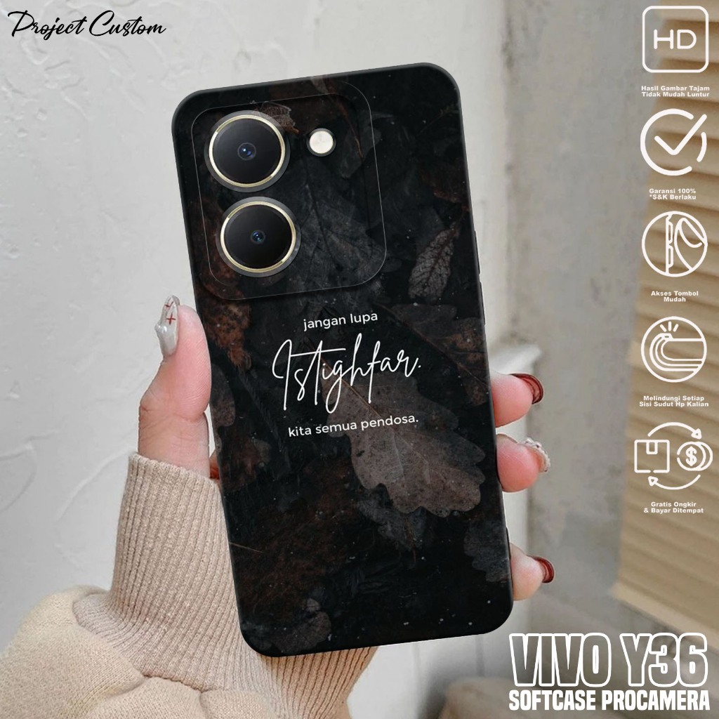 Softcase Hp VIVO Y36 - Case Hp VIVO Y36 ( QUOTES ) Silikon Hp VIVO Y36 - Casing Hp VIVO Y36 - Cassin