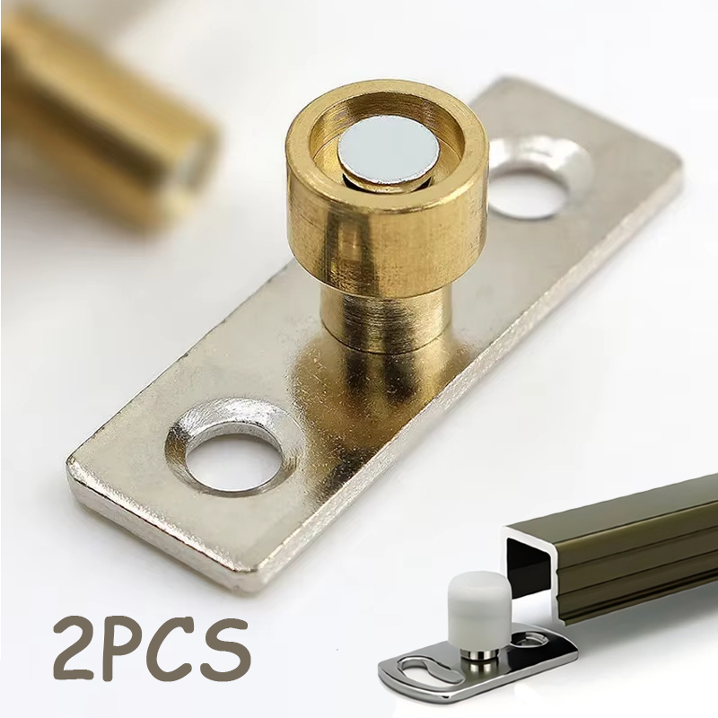 2pcs Stoper Pintu Sliding Roda Pintu Sliding Bawah 12mm Roda Pintu Bawah Sliding Guide Penahan Geser