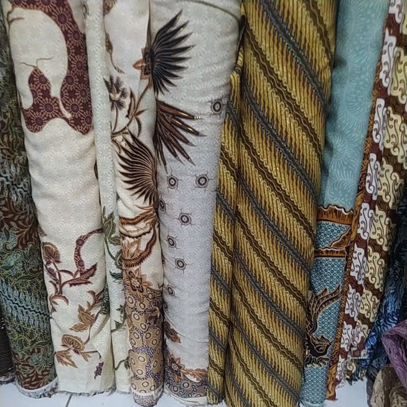 Kain batik halus dan semi sutra murah 20rb permeter