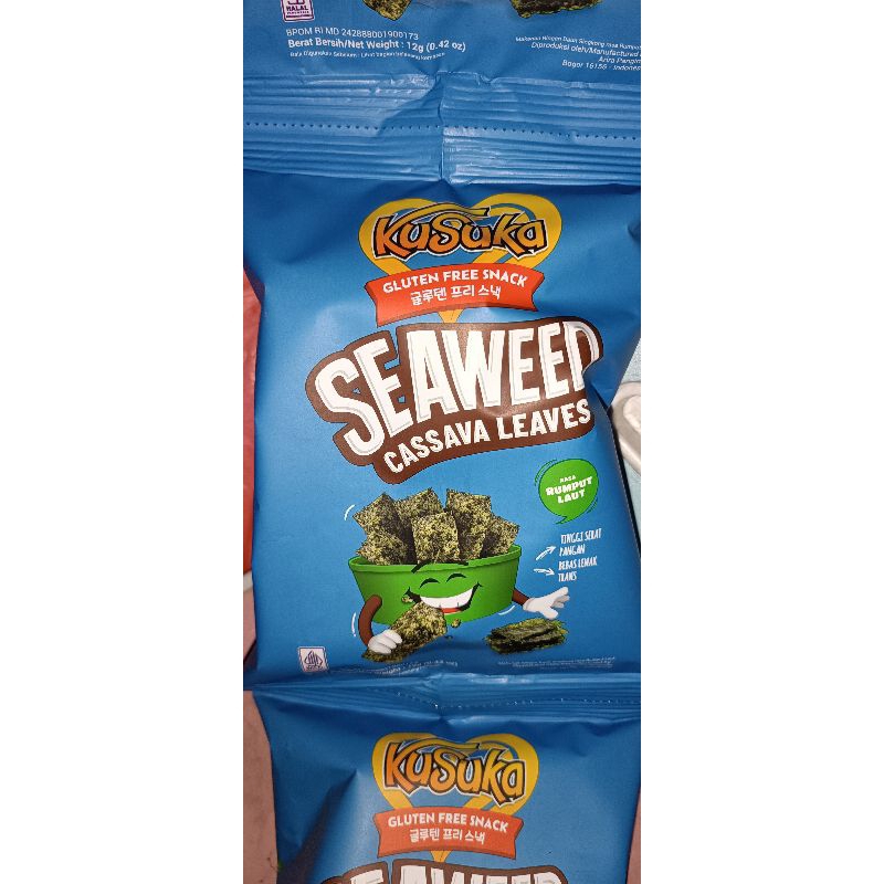 

Snack Kusuka rasa rumput laut
