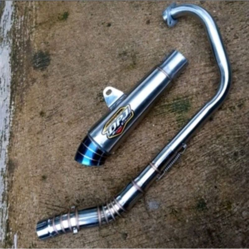 SELINCER KNALPOT RACING DPJ FUL SET VIXION SONIC SATRIA FU CBR FACELIP MX KING