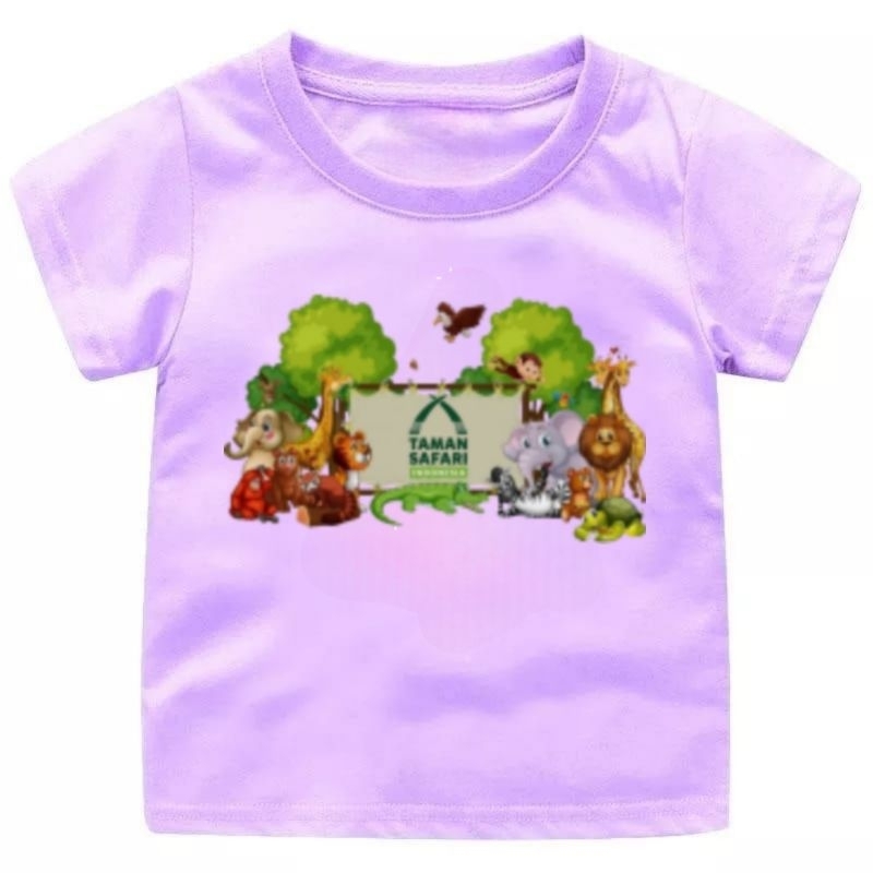 Baju kaos  Wisata Taman Safari Anak Dan Dewasa Cewek-Cowok