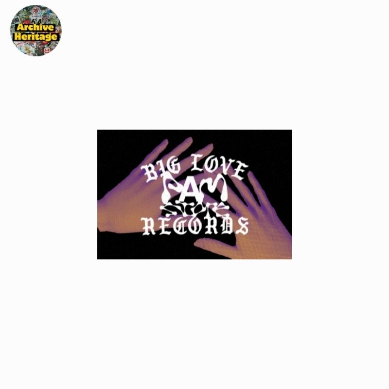 

sticker PAM Perks And Mini Big Love Records brand clothing streetwear hypebeast stiker