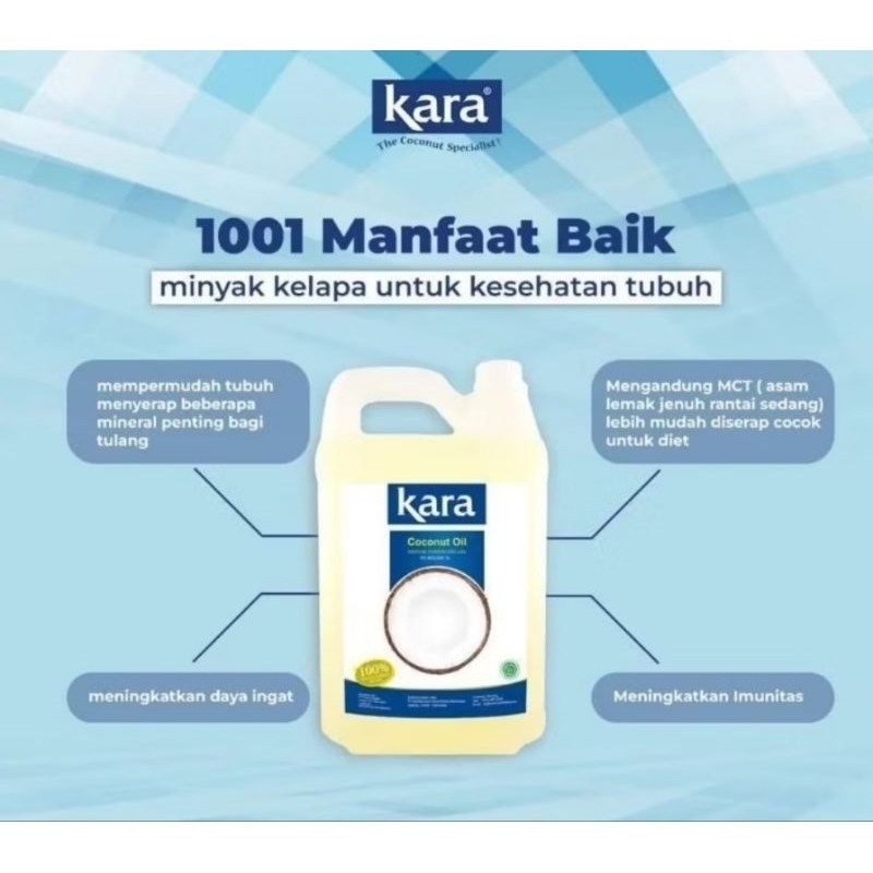 

KARA MINYAK GORENG KELAPA - COCONUT OIL 5LT