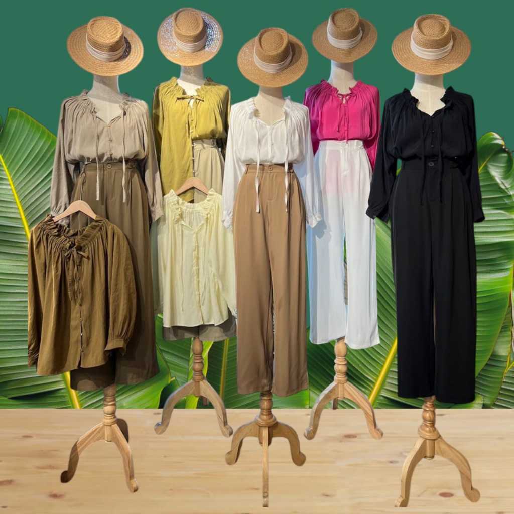 Blouse Wanita Korea / Atasan Kantor Wanita Kasul / Blouse Elegan Korea / Blouse Hijab