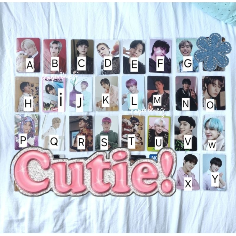 Jaehyun johnny mark haechan taeyong doyoung yangyang jungwoo pc photocard sg21 nemo sticker nct 127 