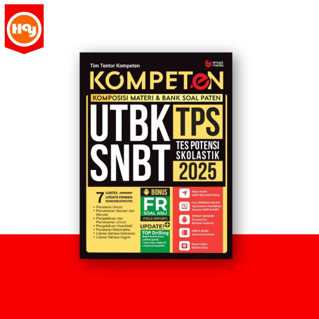 Buku UTBK SNBT TPS | Kompeten UTBK SNBT TPS Terbaru 2025 - Pixelindo
