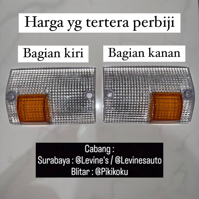 mika sein l300 kualitas bagus / mika lampu sen l300 / tutup lampu sen l300 / mika kaca riting depan 