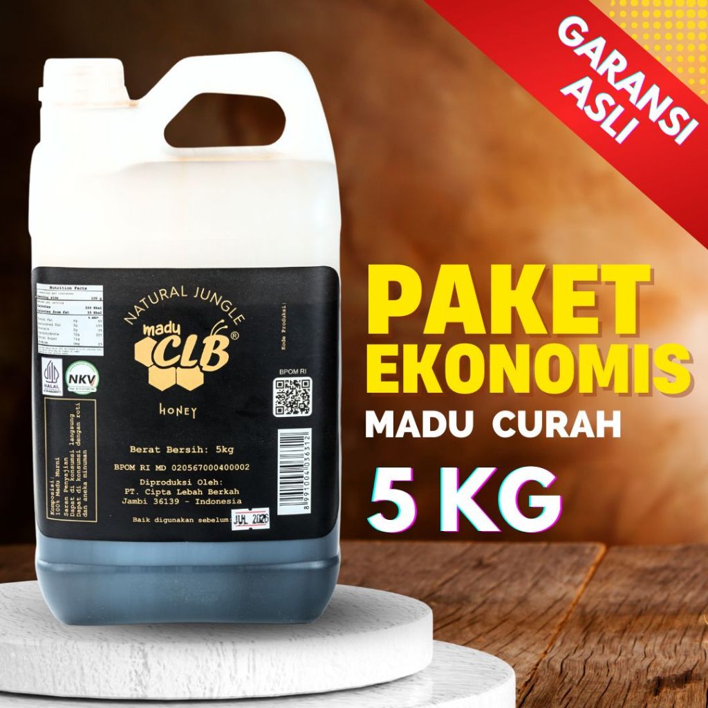 

PAKET USAHA // MADU CLB 5KG / KADAR 21%