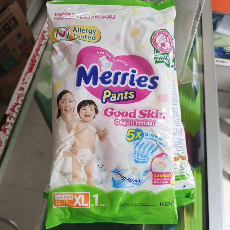 MERRIES Pants XL. 1 renceng isi 6 Pc