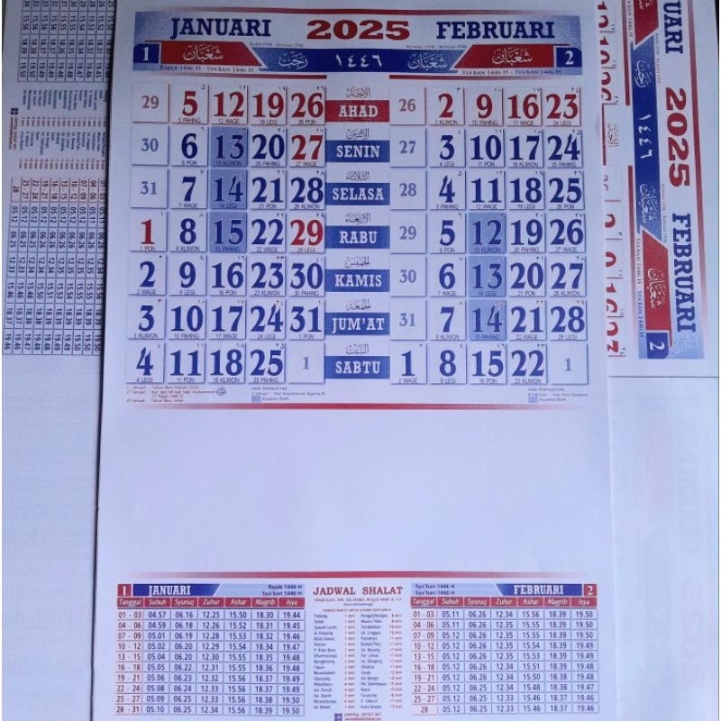 

Kalender Dinding 2025 disertai Waktu Shalat untuk wilayah Sumatera Barat Jambi Riau Kalendar Akhir Tahun gantung jadwal Sholat, Grosir calendar